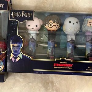 2 Harry Potter POP UPS Lollipop Character Collectible Sets New plus a free gift